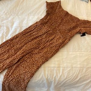 Brown jumpsuit